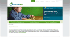 Desktop Screenshot of performwell.org