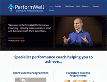Tablet Screenshot of performwell.co.uk